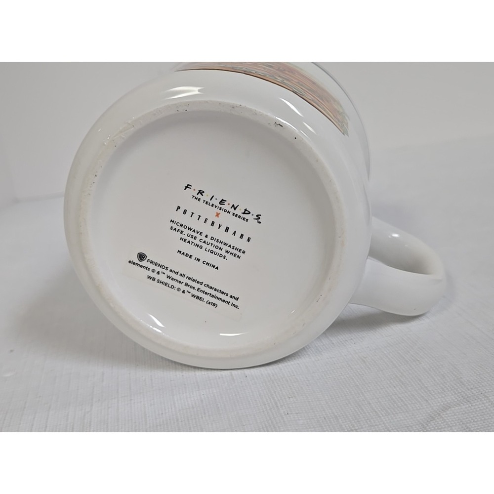 Pottery Barn Friends Mug Ceramic Coffee Cup Joey Doesn't Share Food - Picture 4 of 6